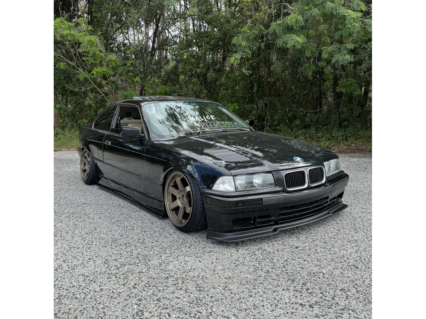 Non M3 E36 GT Front Lip (Rieger Style)-Exterior-Silicon Valley Bimmer