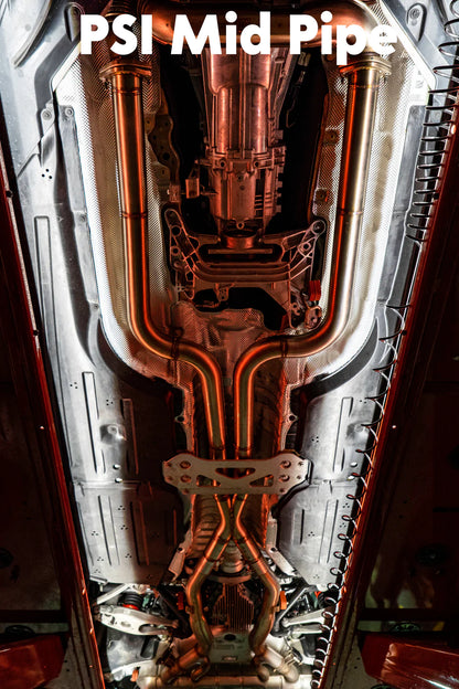 PSI High Flow Non-Resonated Midpipe for BMW 2021+ M3 / M4 (G80 / G82)-Exhaust-Silicon Valley Bimmer