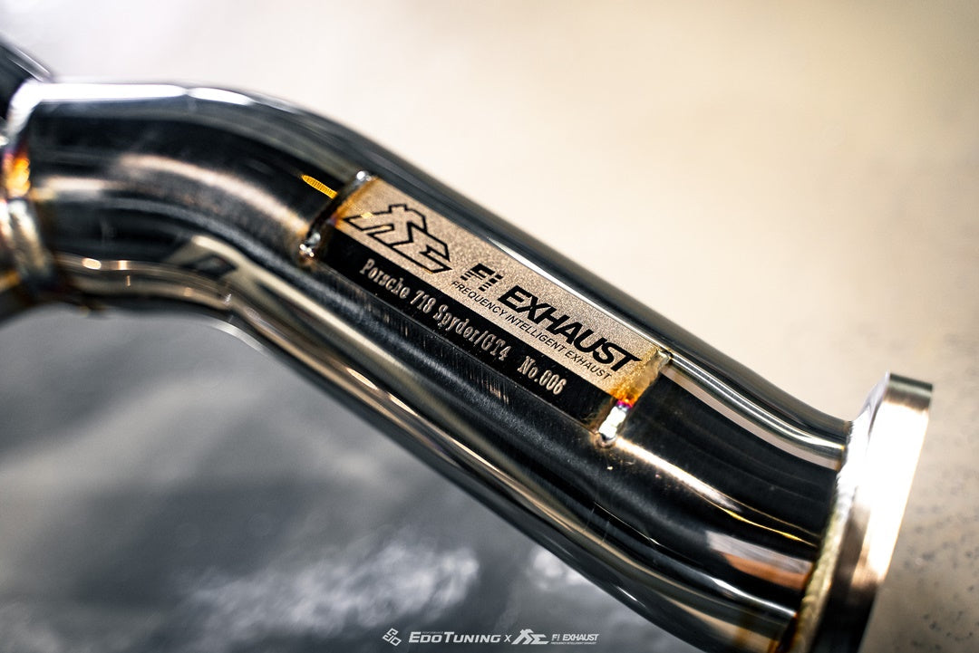 Porsche 718 GT4/Spyder (OPF) | 2020+ Catless Downpipe-Exhaust-Silicon Valley Bimmer