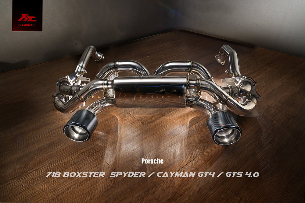 Porsche 718 GT4/Spyder (OPF) | 2020+ Valvetronic Muffler Exhaust-Exhaust-Silicon Valley Bimmer