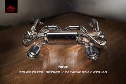 Porsche 718 GT4/Spyder (OPF) | 2020+ Valvetronic Muffler Exhaust-Exhaust-Silicon Valley Bimmer