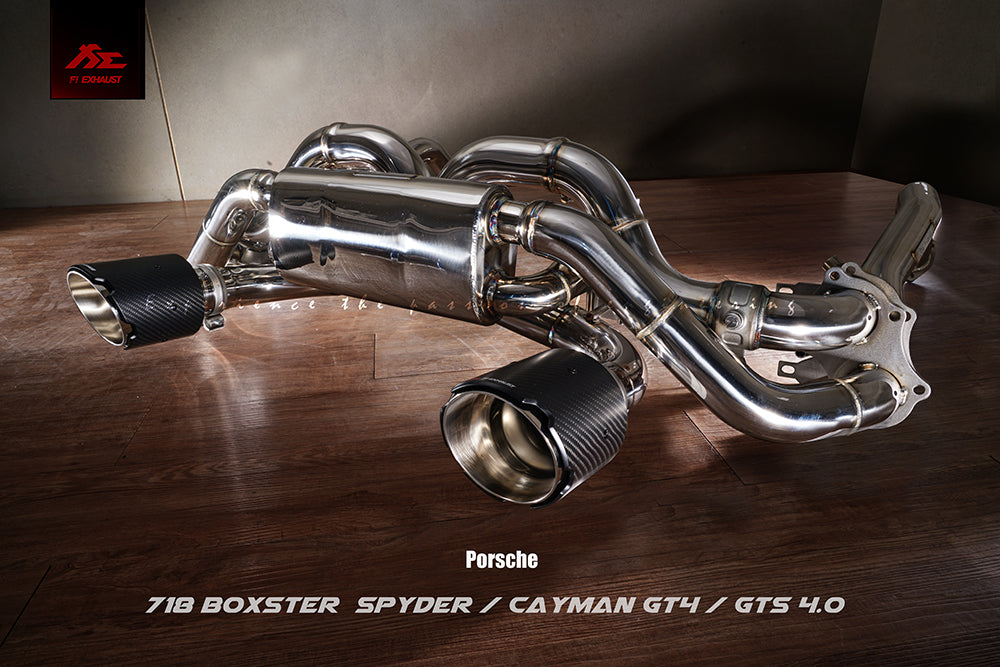 Porsche 718 GT4/Spyder (OPF) | 2020+ Valvetronic Muffler Exhaust-Exhaust-Silicon Valley Bimmer