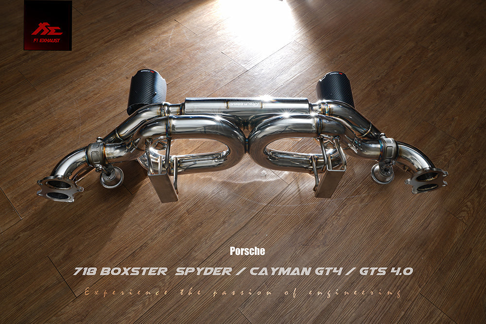 Porsche 718 GT4/Spyder (OPF) | 2020+ Valvetronic Muffler Exhaust-Exhaust-Silicon Valley Bimmer