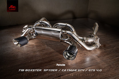 Porsche 718 GT4/Spyder (OPF) | 2020+ Valvetronic Muffler Exhaust-Exhaust-Silicon Valley Bimmer