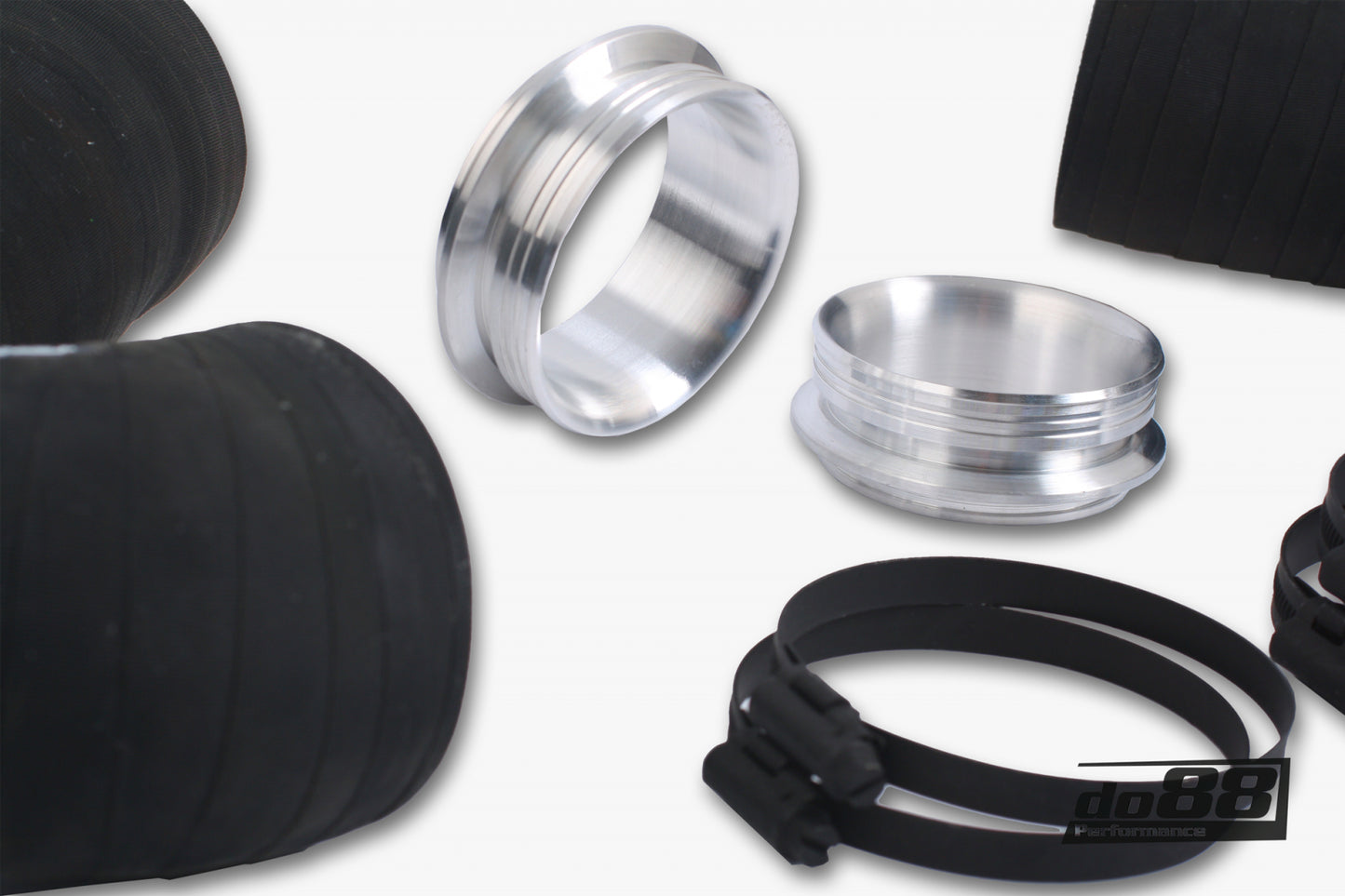 Porsche 911 Carrera (992) Turbo inlet hoses, OE/do88 66mm airbox-Performance-Silicon Valley Bimmer