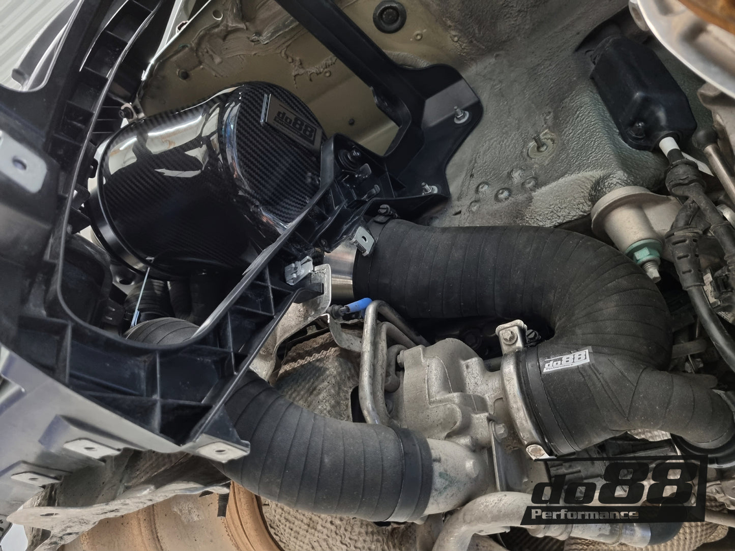 Porsche 911 Carrera (992) Turbo inlet hoses, OE/do88 66mm airbox-Performance-Silicon Valley Bimmer