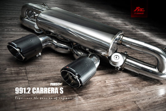 Fi Exhaust Porsche 991.2 Carrera/S | Sport Bumper Version | 2016-2019 Valvetronic Exhaust-Exhaust-Silicon Valley Bimmer