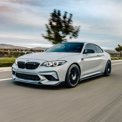 R1 Designed F87 Carbon Fiber Side Skirt Extensions-Exterior-Silicon Valley Bimmer