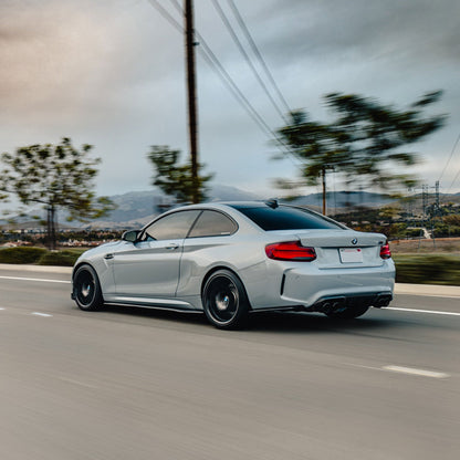 R1 Designed F87 Carbon Fiber Side Skirt Extensions-Exterior-Silicon Valley Bimmer