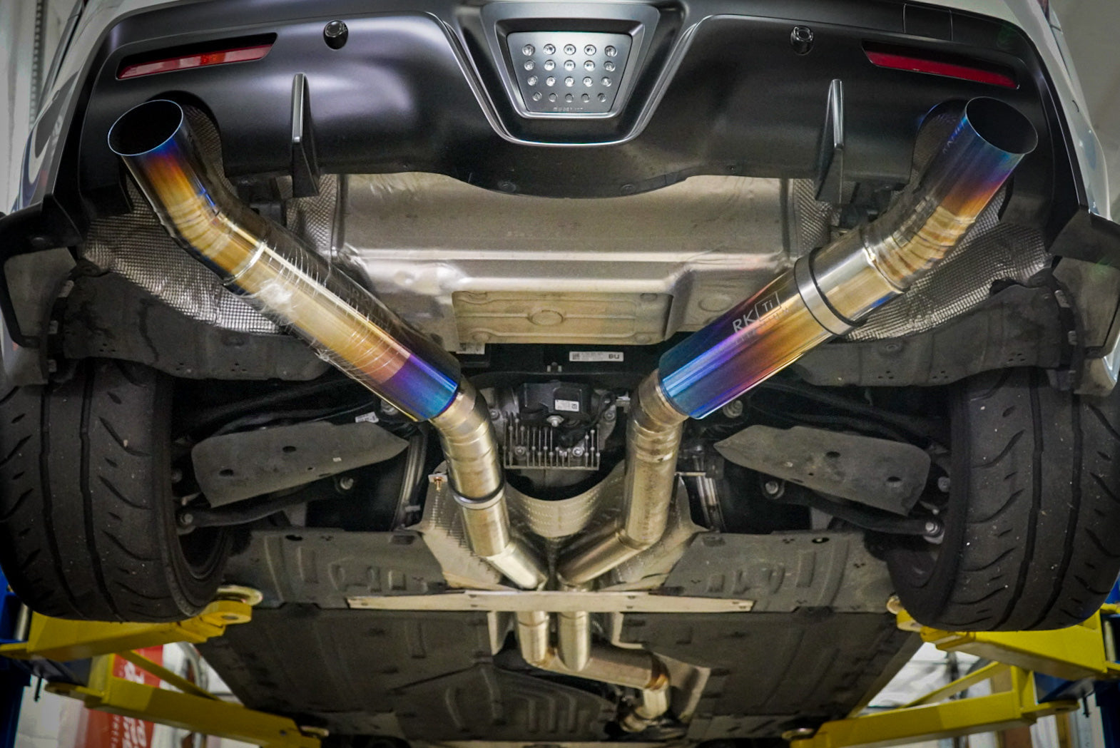 RK Titanium A90 Supra 2.0 Track Edition Dual Exit Exhaust-Exhaust-Silicon Valley Bimmer