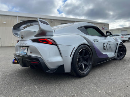 RK Titanium A90 Supra SUPER Single 4" Single Exit Exhaust system-Exhaust-Silicon Valley Bimmer