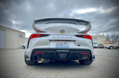 RK Titanium A90 Supra SUPER Single 4" Single Exit Exhaust system-Exhaust-Silicon Valley Bimmer