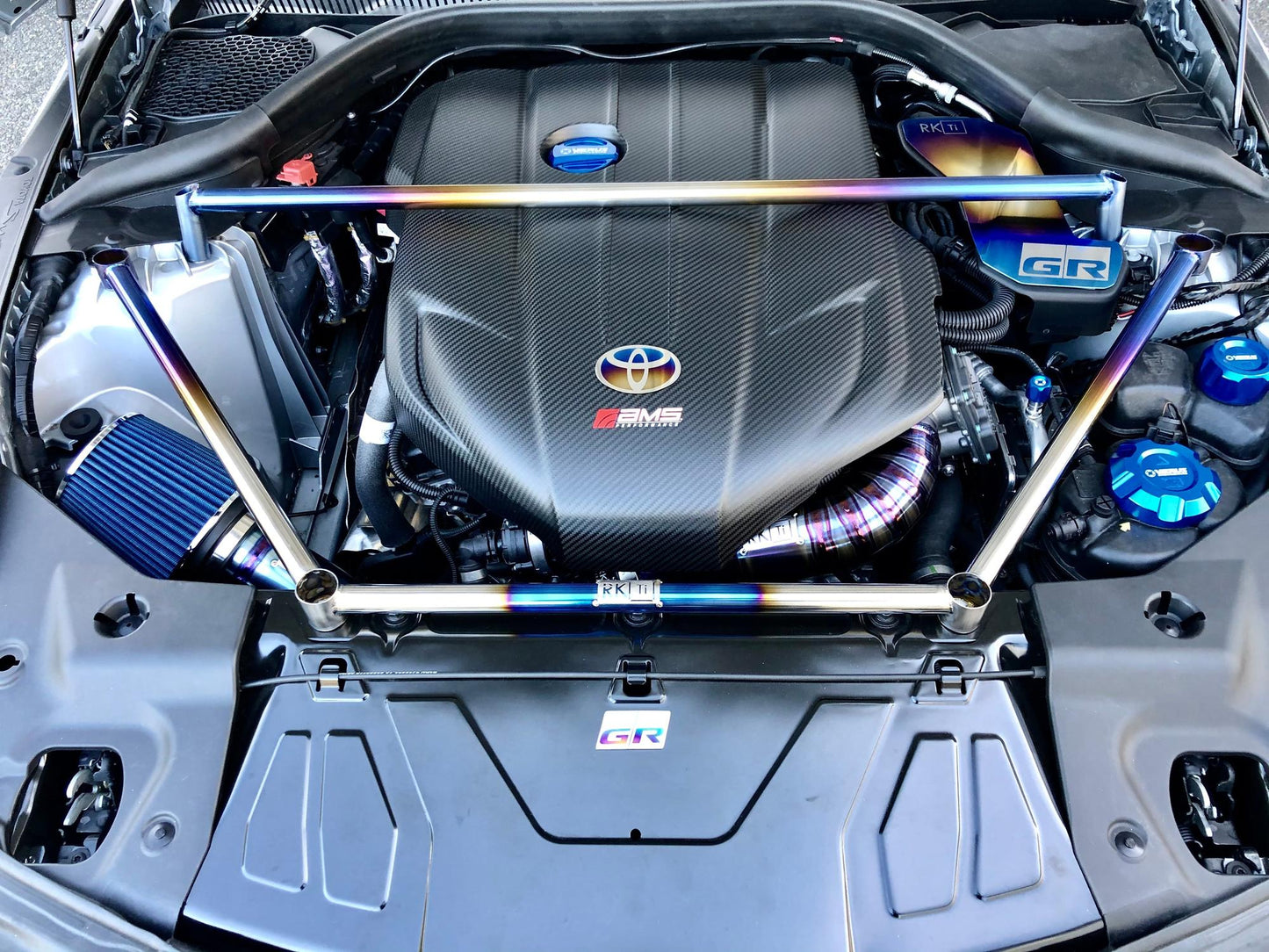 RK Titanium A90 Supra Titanium Chargepipe-Performance-Silicon Valley Bimmer