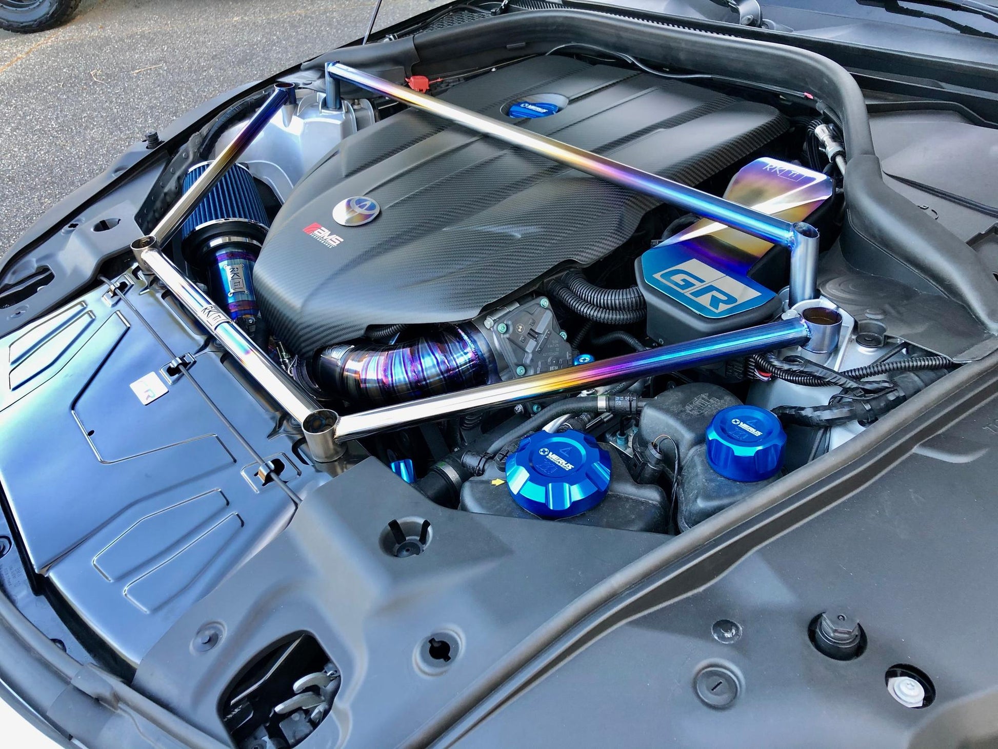 RK Titanium A90 Supra Titanium Chargepipe-Performance-Silicon Valley Bimmer