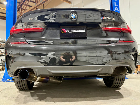 RK Titanium BMW M340/M440 G2X Signature Single Exit Exhaust System-Exhaust-Silicon Valley Bimmer