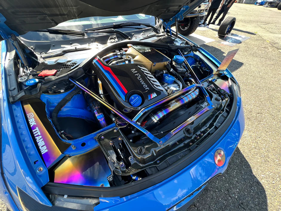 RK Titanium F8X M3 M4 - Titanium Strut Bar-Suspension-Silicon Valley Bimmer