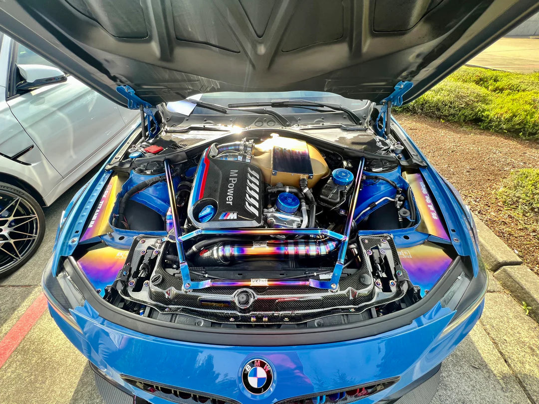 RK Titanium F8X M3 M4 - Titanium Strut Bar-Suspension-Silicon Valley Bimmer