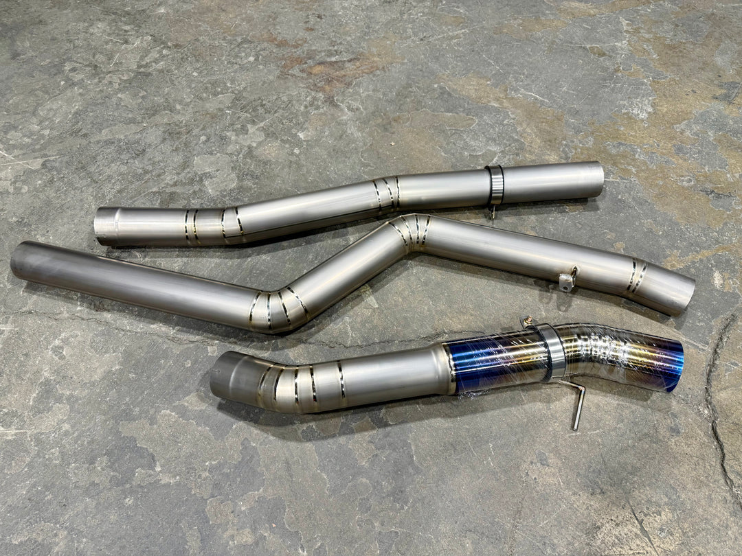 RK Titanium G2X M340i / M440i Single Exit Track Edition Exhaust-Exhaust-Silicon Valley Bimmer