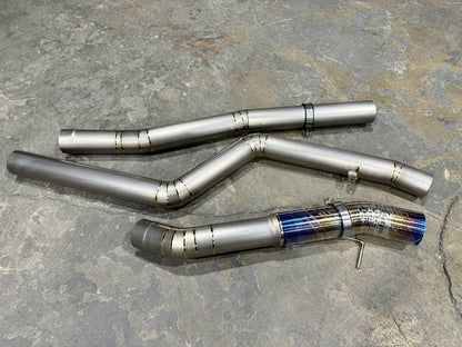 RK Titanium G2X M340i / M440i Single Exit Track Edition Exhaust-Exhaust-Silicon Valley Bimmer
