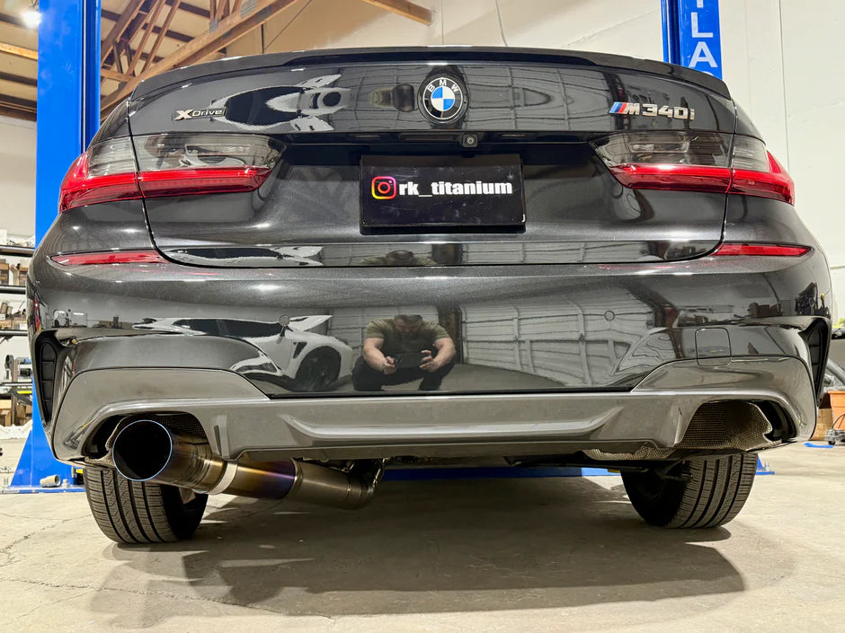 RK Titanium G2X M340i / M440i Single Exit Track Edition Exhaust-Exhaust-Silicon Valley Bimmer