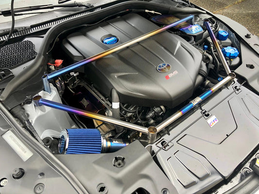 RK Titanium GR Supra Multi Point Strut Brace-Suspension-Silicon Valley Bimmer