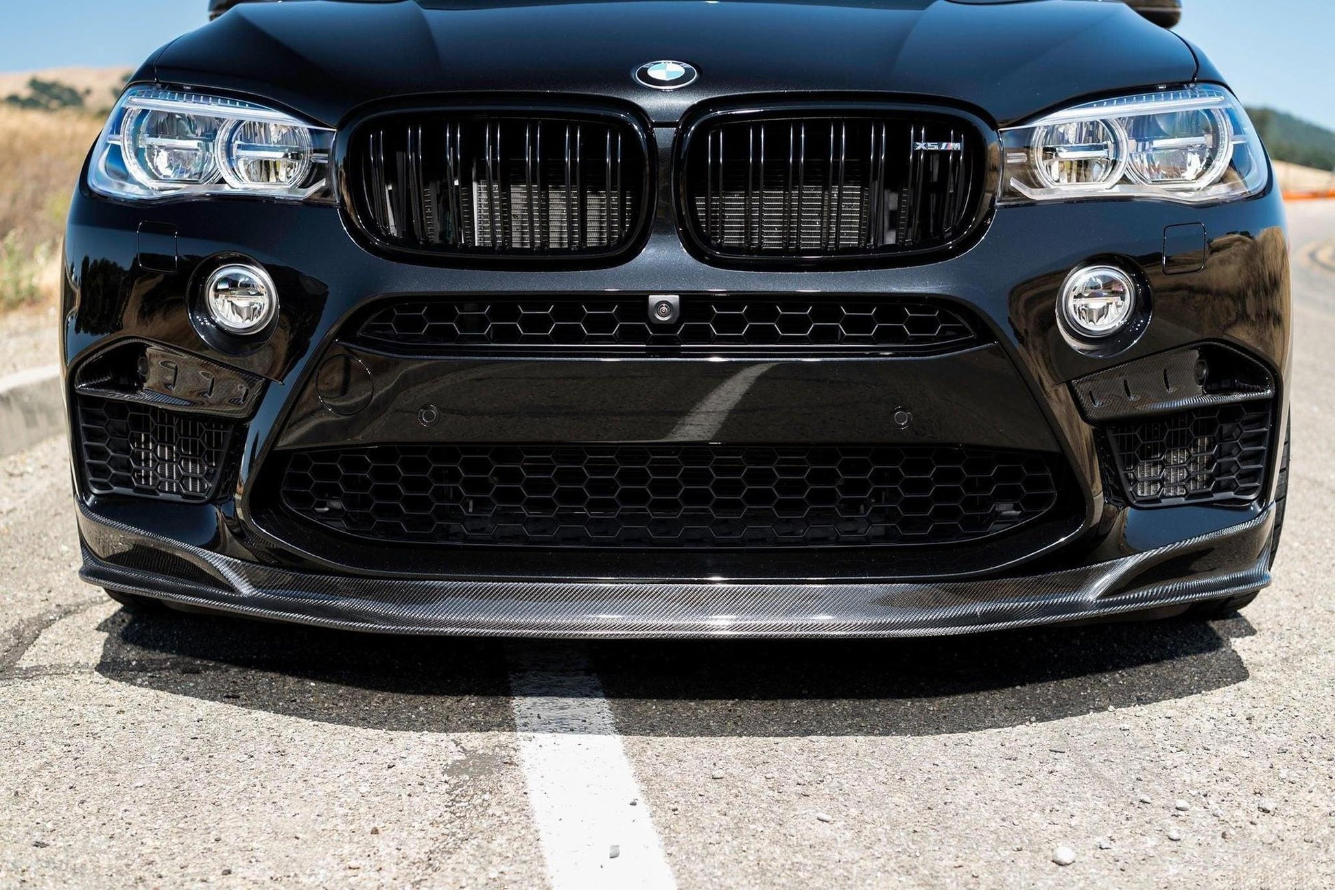 RKP F85 X5M / F86 X6M Carbon Front Lip-Exterior-Silicon Valley Bimmer