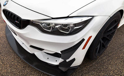 RKP F8X M3 / M4 GT4 Carbon Bumper Canard Set-Exterior-Silicon Valley Bimmer