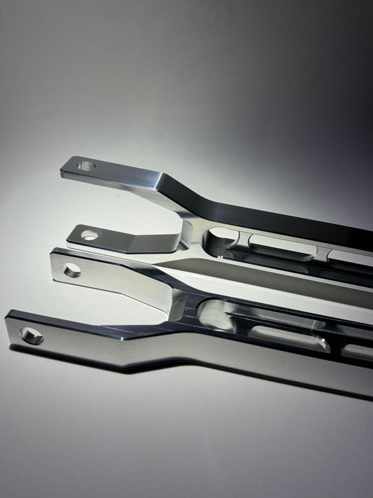 RTD Motorsport E8X – E9X ULTRA-LIGHT Billet Aluminum Rear Trailing Arm Set-Suspension-Silicon Valley Bimmer
