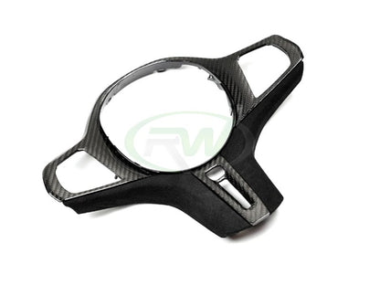 RW Carbon BMW Carbon Fiber Alcantara Steering Wheel Trim Pre LCI F90 G30 G01 G02 F97 F98-Exterior-Silicon Valley Bimmer