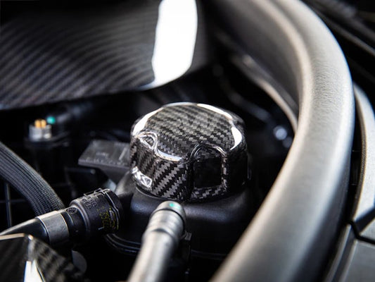 RW Carbon BMW Carbon Fiber Charge Cooler Tank Cap Cover-Exterior-Silicon Valley Bimmer