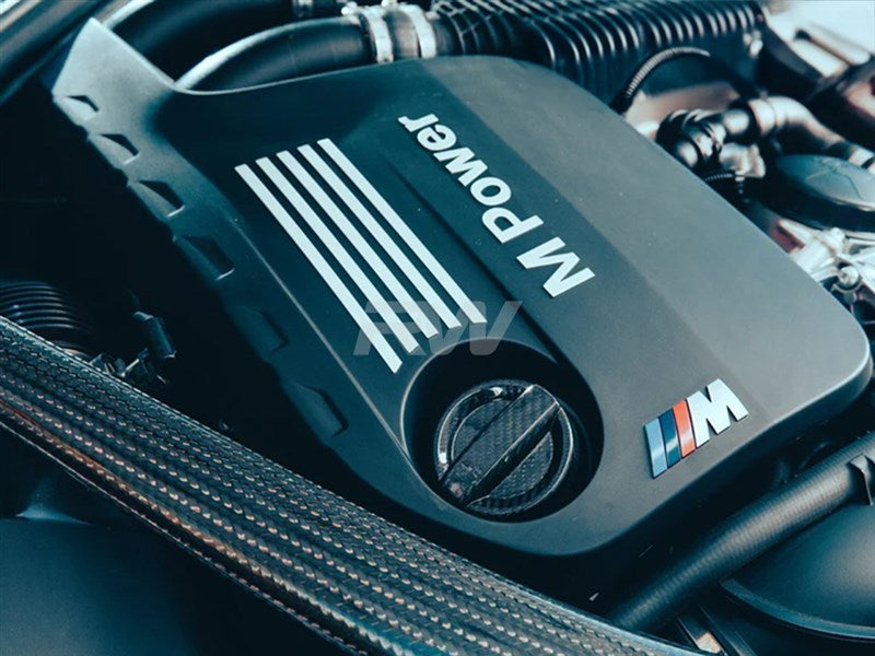 RW Carbon BMW Carbon Fiber Competition Oil Cap Covers-Exterior-Silicon Valley Bimmer
