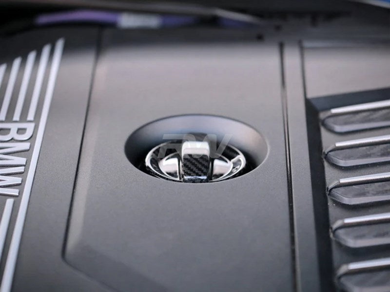 RW Carbon BMW Carbon Fiber Competition Oil Cap Covers-Exterior-Silicon Valley Bimmer