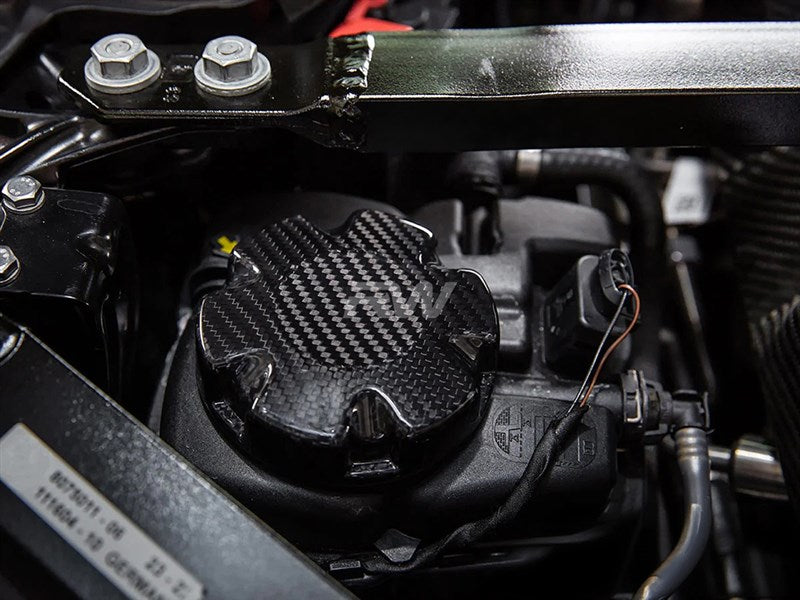 BMW Carbon Fiber Coolant Tank Cap Cover