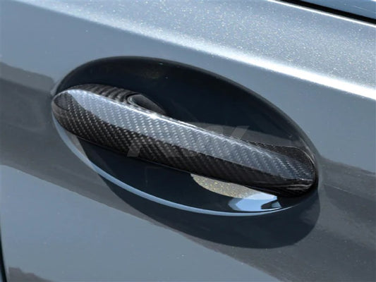 RW Carbon BMW Carbon Fiber Door Handle Trim Set-Exterior-Silicon Valley Bimmer