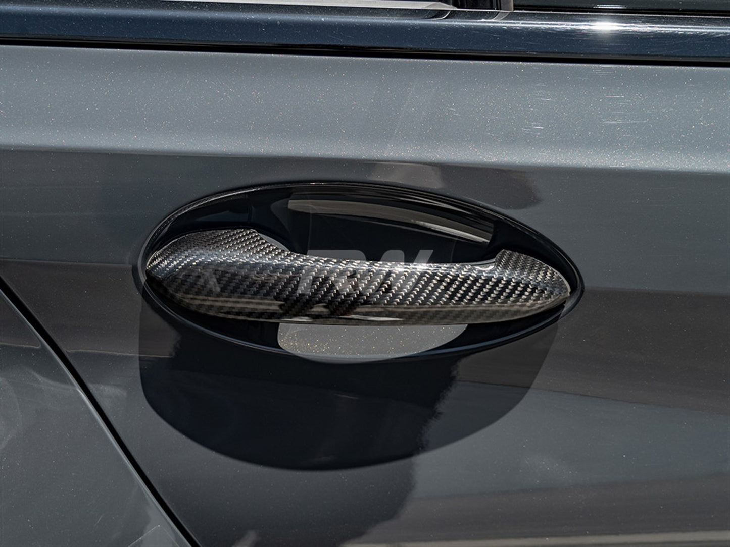 RW Carbon BMW Carbon Fiber Door Handle Trim Set-Exterior-Silicon Valley Bimmer