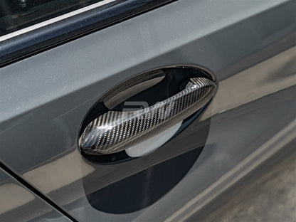 RW Carbon BMW Carbon Fiber Door Handle Trim Set-Exterior-Silicon Valley Bimmer