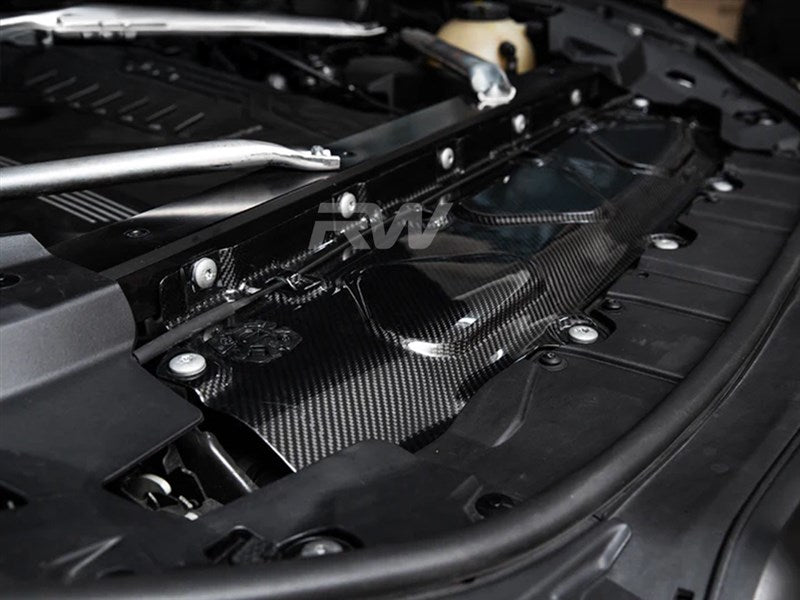 RW Carbon BMW Carbon Fiber Engine Bay Cooling Shroud-Exterior-Silicon Valley Bimmer