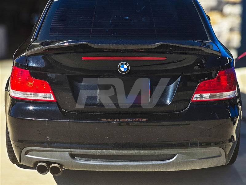 RW Carbon BMW E82 Carbon Fiber GTX Trunk Spoiler-Exterior-Silicon Valley Bimmer