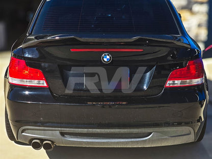 RW Carbon BMW E82 Carbon Fiber GTX Trunk Spoiler-Exterior-Silicon Valley Bimmer