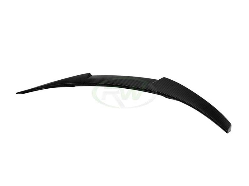 RW Carbon BMW E82 Carbon Fiber M4 Style Trunk Spoiler-Exterior-Silicon Valley Bimmer