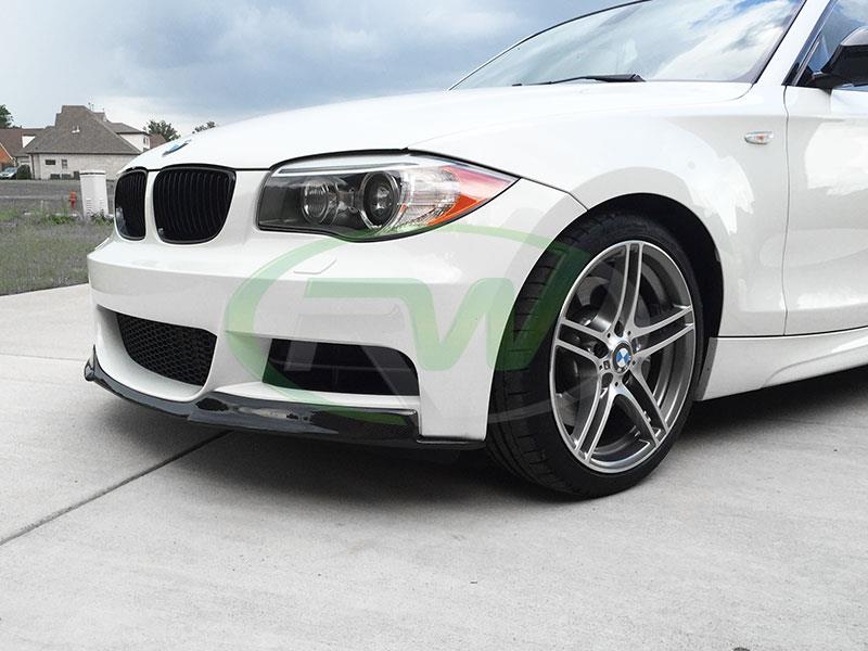 RW Carbon BMW E82 E88 Carbon Fiber Front Lip Spoiler-Exterior-Silicon Valley Bimmer