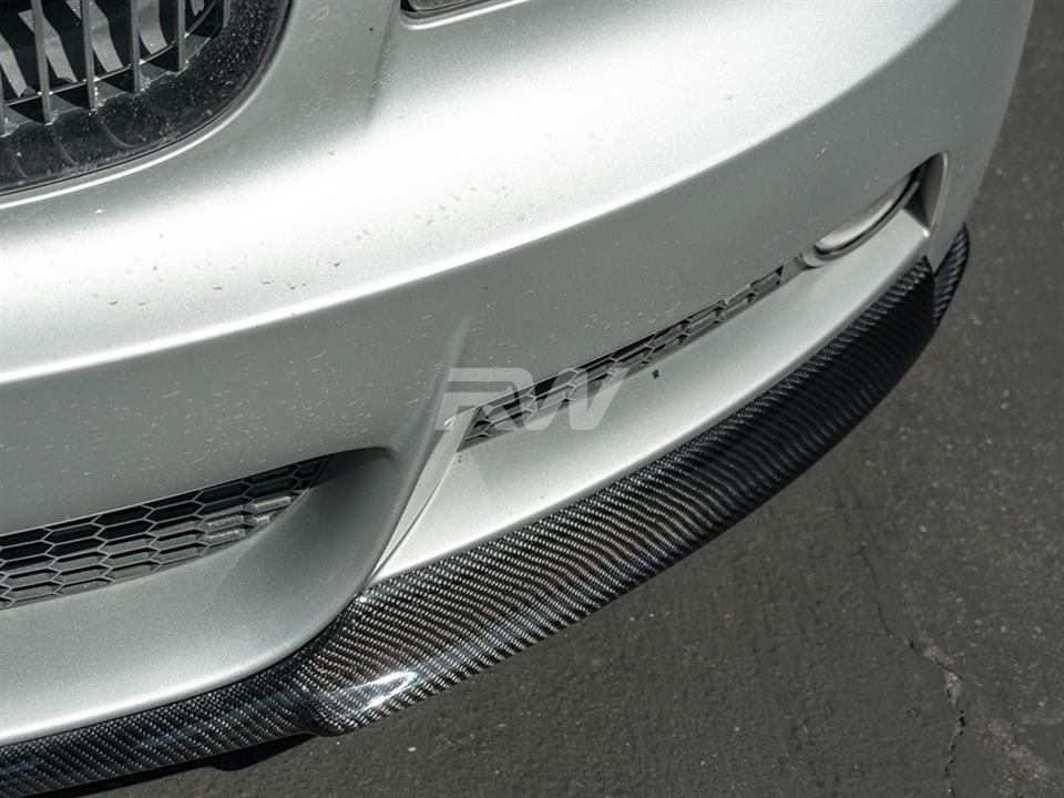 RW Carbon BMW E82 E88 Carbon Fiber Front Lip Spoiler-Exterior-Silicon Valley Bimmer