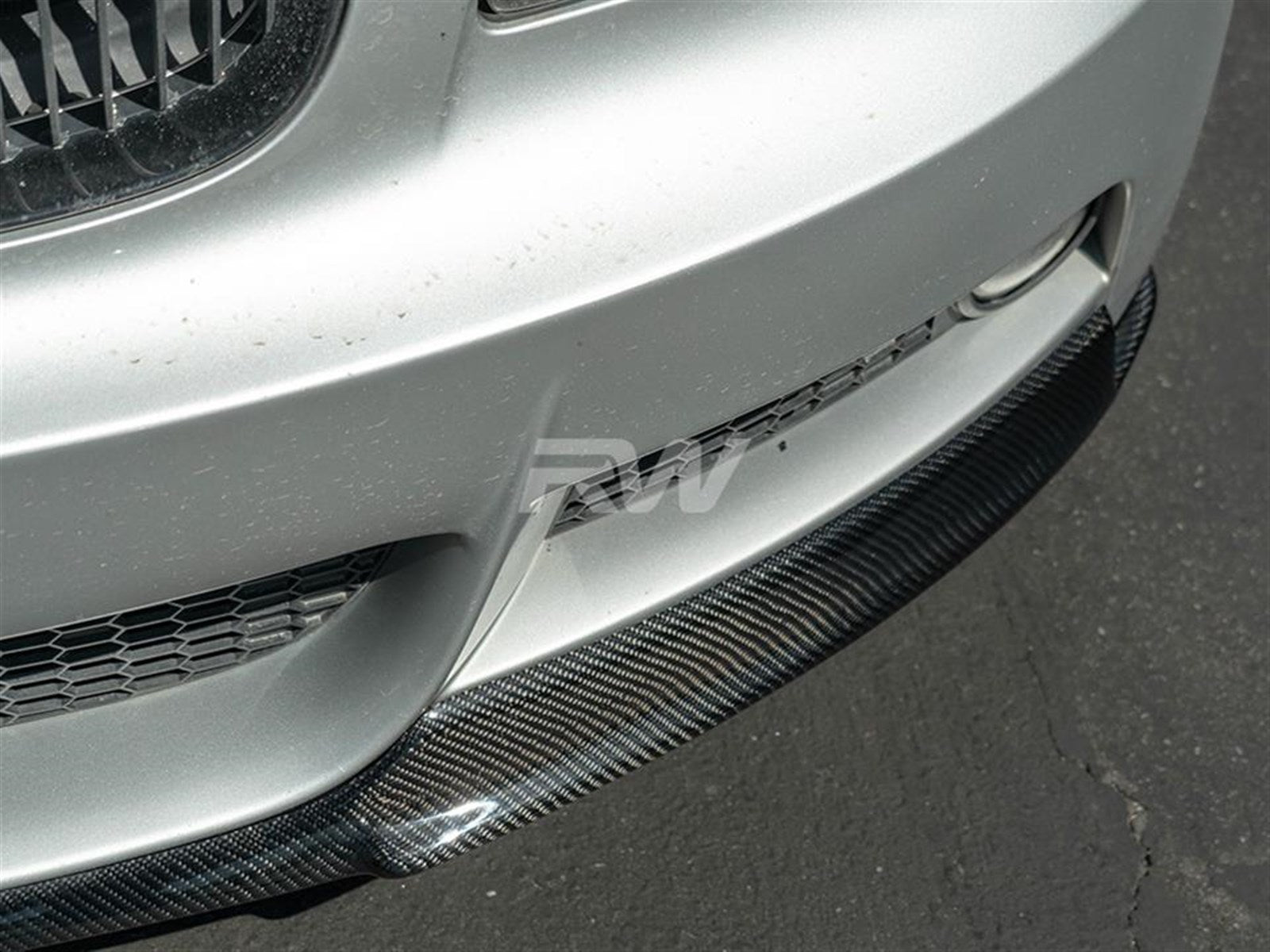 RW Carbon BMW E82 E88 Carbon Fiber Front Lip Spoiler-Exterior-Silicon Valley Bimmer