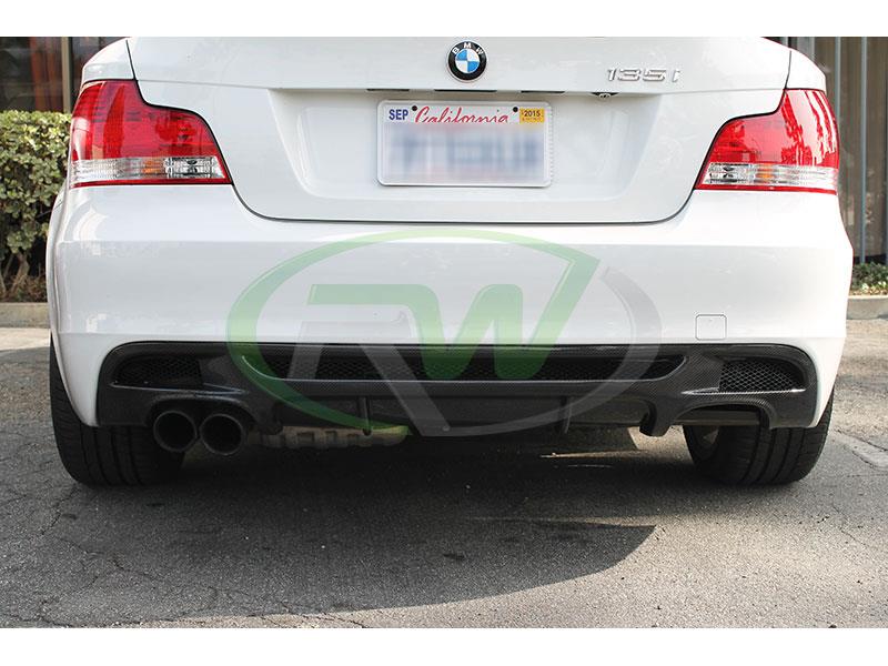 RW Carbon BMW E82 E88 Perf. Style Carbon Fiber Diffuser-Exterior-Silicon Valley Bimmer