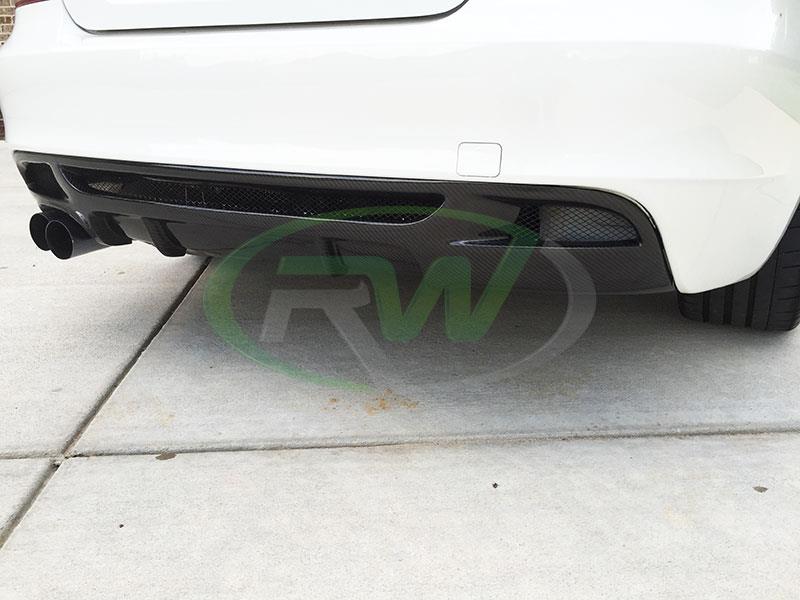 RW Carbon BMW E82 E88 Perf. Style Carbon Fiber Diffuser-Exterior-Silicon Valley Bimmer