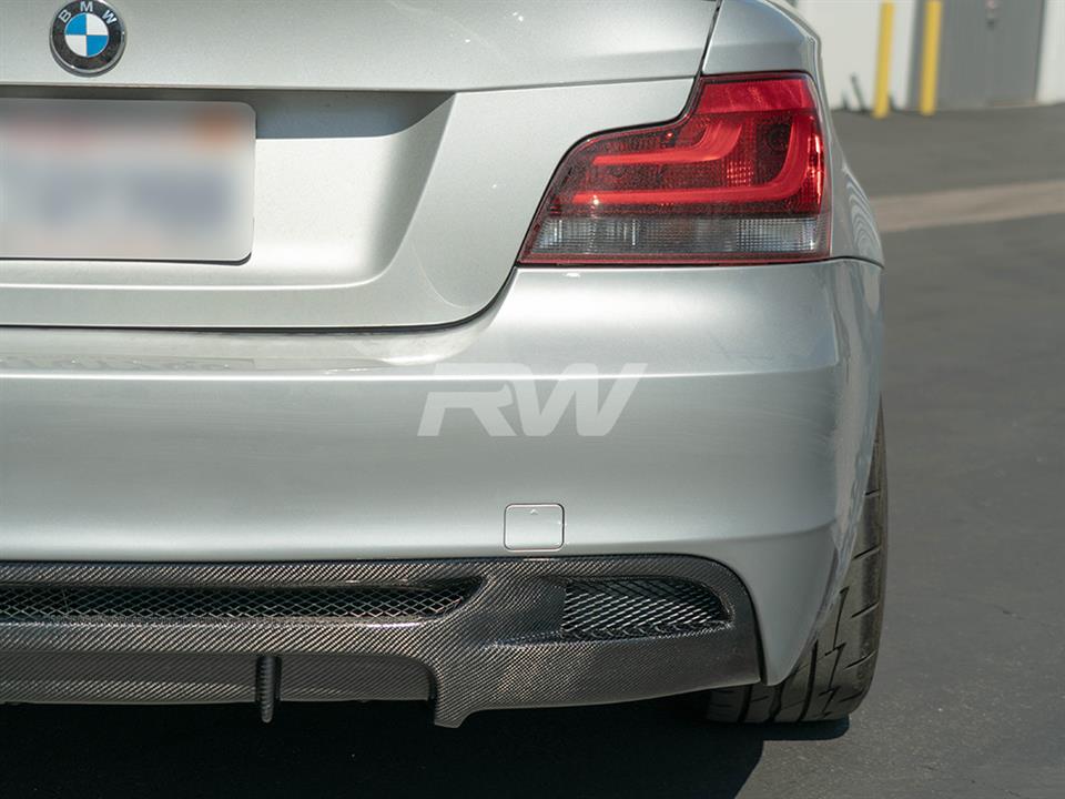 RW Carbon BMW E82 E88 Perf. Style Carbon Fiber Diffuser-Exterior-Silicon Valley Bimmer