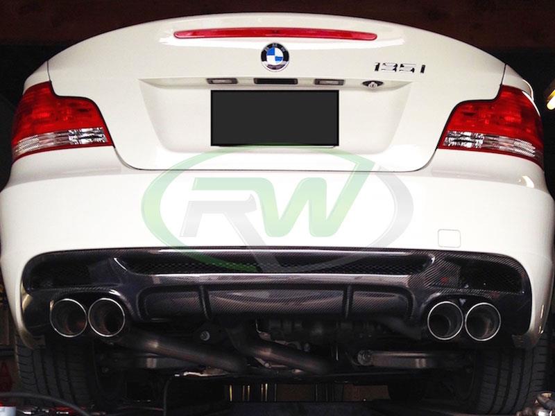 RW Carbon BMW E82 E88 Perf. Style Carbon Fiber Diffuser-Exterior-Silicon Valley Bimmer