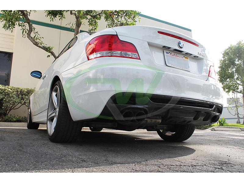 RW Carbon BMW E82 E88 Perf. Style Carbon Fiber Diffuser-Exterior-Silicon Valley Bimmer
