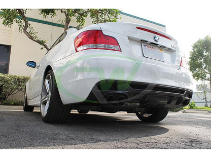 RW Carbon BMW E82 E88 Perf. Style Carbon Fiber Diffuser-Exterior-Silicon Valley Bimmer