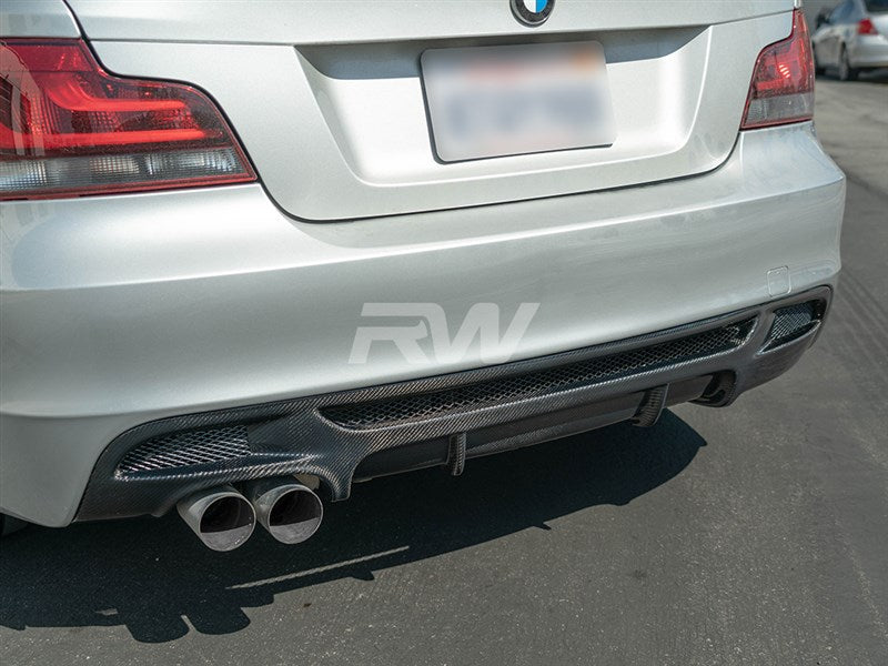 RW Carbon BMW E82 E88 Perf. Style Carbon Fiber Diffuser-Exterior-Silicon Valley Bimmer